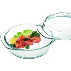 Glass Casserole Dish Lamart 3.5 Liter Transparent