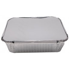 One-Use Tin Dish For Trips Square 5 Pieces
