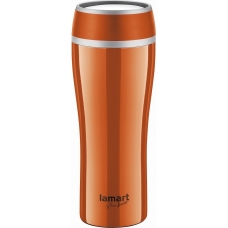 Lamart Steel Vacuum Flask 400 Ml Orange
