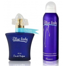 Rasasi Blue Lady Set 2 Collection Eau De Parfum For Women 40 Ml