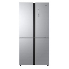 Haier Side By Side Bottom Freezer Refrigerator No Frost 17.8 Cu.Ft 504 Liter Inverter Silver