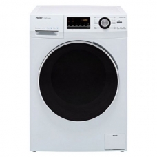 Haier Automatic Washing Machine With Dryer Front Load 10 Kg Multiple Programs Drying 6 Kg 1400 Prm White