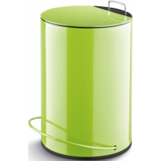 Lamart Pressed Waste Basket 5 Liter Steel Green