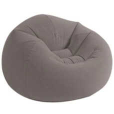 Intex Foldable Ground Chair 45x45x28 Inch Grey