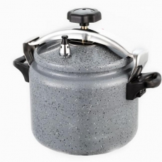 Lambart Pressure Cooker 7 Liter Granite With Strong Heat Insulating Handles Grey