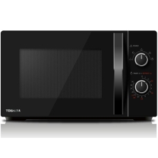 Toshiba Free Stand Microwave Oven 20 Litter 700 Watt 5 Level Manual Control Black