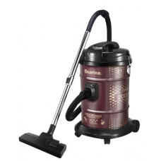 Ocarina Dray Drum Vacuum Cleaner 21 Liter 2000 Watt To Extract Dust,Dirt And Liquids Burgundy
