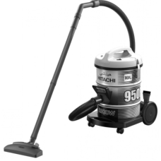 Hitachi Drum Vacuum Cleaner Dry And Wet 18 Liter 2100 Watt To Extract Dust,Dirt And Liquids Silver Thailand