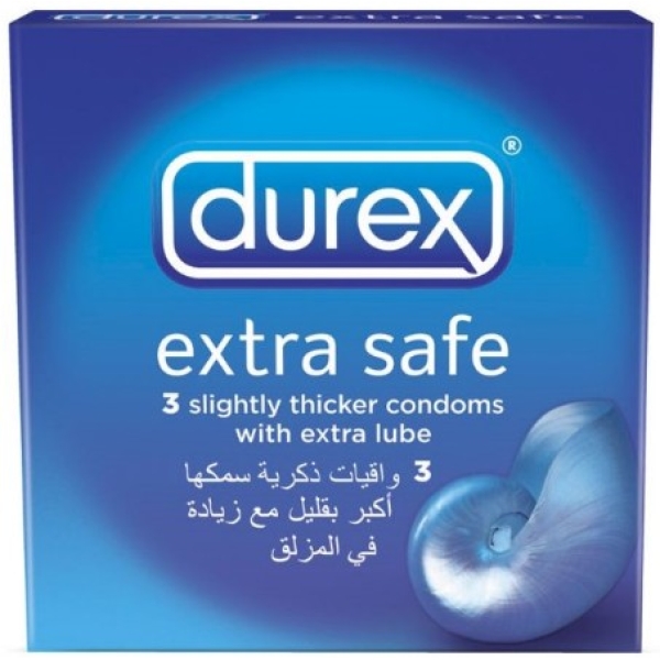 واقي ذكري ديوركس Extra Safe 3 قطعه