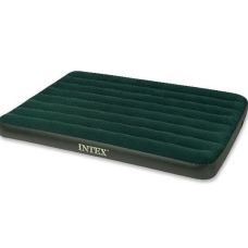 سرير هوائي انتكس قابل للنفخ 191×137×22 سم اخضر داكن