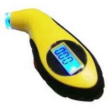 جهاز قياس ضغط هواء اطارات السياره رقمي اصفر اسود