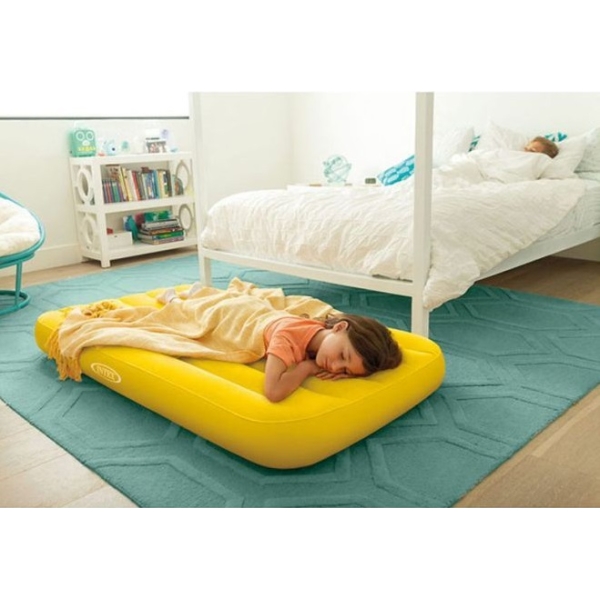 سرير هوائي انتكس قابل للنفخ اصفر
