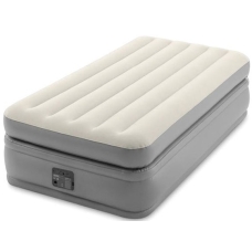 سرير هوائي انتكس قابل للنفخ مع مضخه مدمجه 191×99×51 سم بيج رمادي
