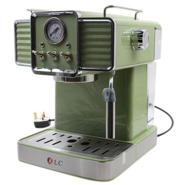 ماكينه تحضير قهوه الاسبريسو دي ال سي 1.5 لتر 1350 واط اخضر