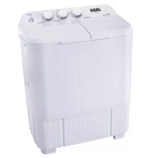 Haas Twine Tube Washing Machine With Dryer 5 Kg Multi Program Multi Program White