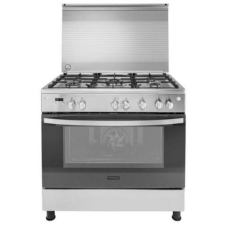 Frigidaire Free-Standing Gas Stove And Oven Steel Surface With Grill 60 X 90 Cm 5 Upper Burners Multi-Function Full Safety Manual Control Self-Ignition Egyptian Steel