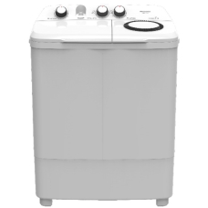 Hisense Twine Tube Washing Machine With Dryer 7 Kg Top Load Multi Program White