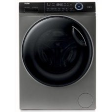 Haier Automatic Washing Machine With Dryer 12 Kg Drying 8 Kg Front Load Multi Program Silver