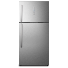 Hisense Top Mount Refrigerator 2 Doors No Frost 17.9 Cu.Ft 508 Inverter Liter Steel