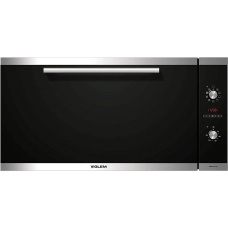 Glem Gas Built In Oven Cooking 90 Cm Electricity 75 Liter Manual 9 Function Black Italy