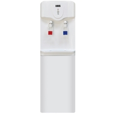 Haas Standing Water Dispenser Cold 2 Liter Hot 5 Liter 2 Tap Top Load Cold 2 Liter Hot 4 Liter White