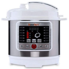 Koolen Electric Pressure Cooker 8 Liter 15 Functions With Lcd Display Silver White