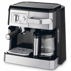 Delonghi Espresso Coffee Machine 1.25 Liter 1750 Watt 10 Cup Silver