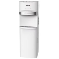 Dora Standing Water Dispenser Bottom Load Cold- Hot 2 Tap Cold 4 Liter Hot 5 Liter White