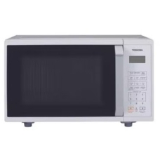 Toshiba Free Stand Microwave Oven Electronic Digital Control 23 Liter 8 Program 1250 Watt 11 Level White