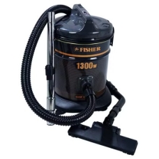 Fisher Wet And Dray Drum Vacuum Cleaner 13 Liter 1300 Watt To Extract Dust,Dirt Black