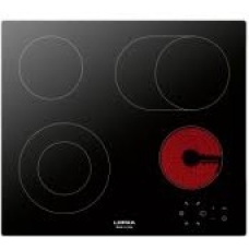 Candy Built In Surface Plate Ceramic 90 Cm Electric 5 Burner Electronic Control Black Italy