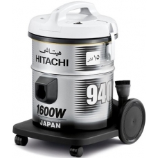 Hitachi Drum Dry Vacuum Cleaner 15 Liter 1600 Watt To Extract Dust,Dirt Silver