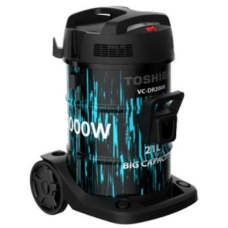 Toshiba Dry Drum Vacuum Cleaner 21 Liter 2000 Watt To Extract Dust,Dirt Black