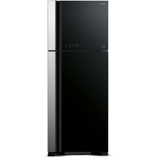 Hitachi Top Mount Refrigerator Refrigerator Doors 15.9 Cu.Ft 450 Liter Black Thailand
