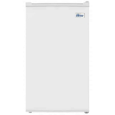 Ugine Mini Bar Refrigerator Internal Freezer Singel Door De Frost 3.1 Cu.Ft 90 Liter For Offices And Bedrooms White