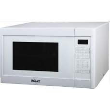 Ugine Free Stand Microwave Oven Electronic Digital Control 30 Liter 900 Watt White