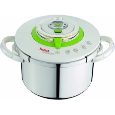 Tefal Neutri Coc Pressure Cooker 8 Liter With Strong Heat Insulating Handles Steel French