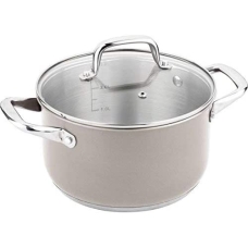 Lamart Cooking Pot 20 Cm With Cover Beige