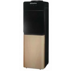 Okrina Standing Water Dispenser Top Load Hot-Cold 2 Tap Cold Water 1.5 Liter Cold Water 5 Liter Hot Safety Lock Black And Golden