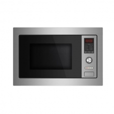Miral Built-In Microwave Oven With Grill 25 Liter 900 Watt Manual Control Steel