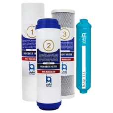 Naqi Filter To Purify Water From Impurities And Salts And Dissolved Gases 4 Filters Blue