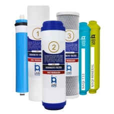 Naqi Filter To Purify Water From Impurities And Salts And Dissolved Gases 6Filters Multi Colors