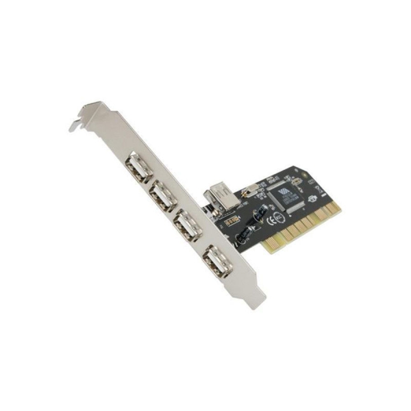 بطاقه محول PCI عاليه السرعه بمنفذ USB 2.0 15.3سم اسود بيج 