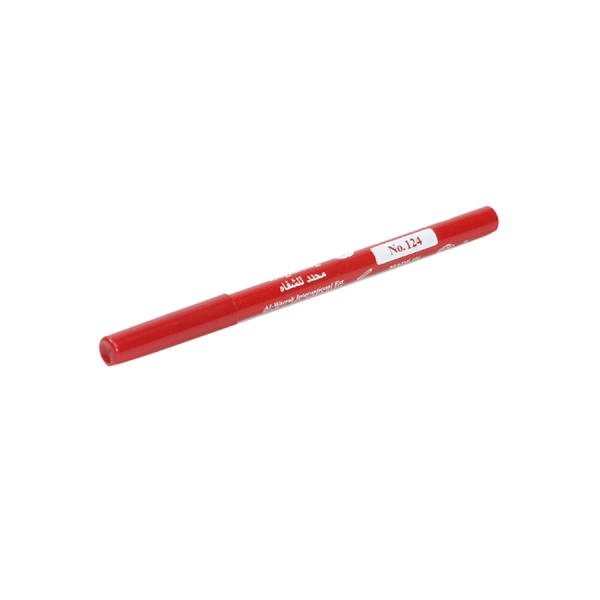 قلم تحديد عيون يدوم طويلا احمر 124 