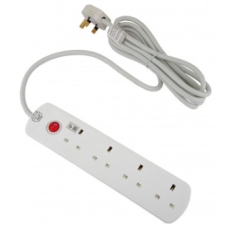 Alsaif Plug Sockets 5 M 4 Ports For Charging 2860 Watt White