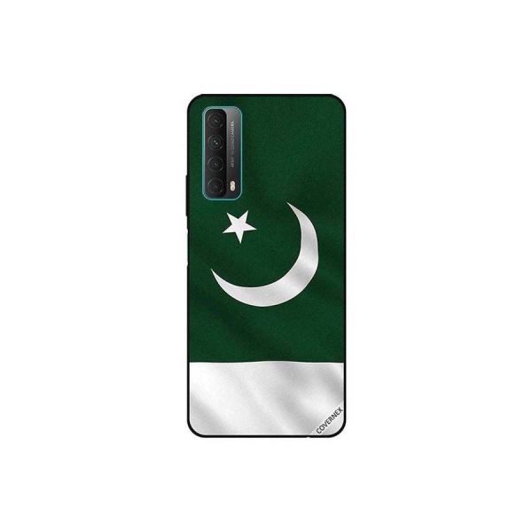 غطاء حمايه واقي لهاتف هواوي Y7 ‏2021 علم باكستان بوضع راسي 