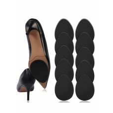 Non-Slip Shoes Pads, 10 Pcs Anti Slip Grips Self Adhesive Shoes Sticker High-Heeled Sole Pads Protector No Slip Cushion Heel Replacement Pad Prevention Tape for Preventing High Heel Slipping 