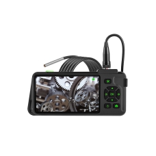 Industrial Endoscope with 4.5-inch IPS Color Display 1080P Photos Videos Snake Camera with 6 LED Lights Borescope IP67 Waterproof 2 Million Pixels Inspection Camera with TF Card Slot for Maintenance 