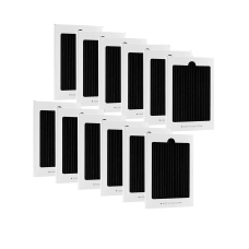 Refrigerator Air Filter Replacement 12 Pack Activated Carbon Compatible with Frigidaire Electrolux Pure Ultra Reduce Odors for RAF1150 242061001 242047801 242047804 