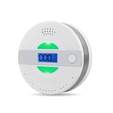 Carbon Monoxide Detector, CO Alarm with LCD Screen Battery Powered Dual Sensor Combination, Led Indicator, Loud Sound Alert 